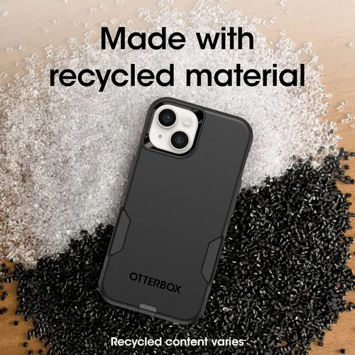 Miniatura 7 de OtterBox Funda de la serie Commuter para iPhone 14 y iPhone 13 (solamente), color negro, delgada y resistente, apta para bolsillo, con protección