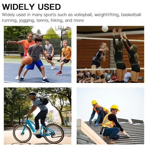 Miniatura 7 de Rodilleras para mujeres y hombres, rodilleras de baloncesto, voleibol, rodilleras para mujeres y hombres, rodilleras de lucha libre