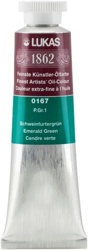Miniatura 46 de Lukas 1862 Pintura al Óleo para Artistas Profesionales - Colores Tierra Amarillentos, 37 mL - Juego de 4 - Destacada Resistencia a la Luz, Sin