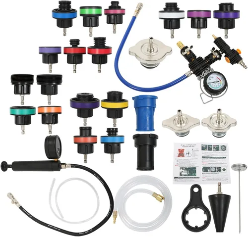 Miniatura 3 de labwork Kit de sistema de vacío de probador de presión de radiador de 28 piezas
