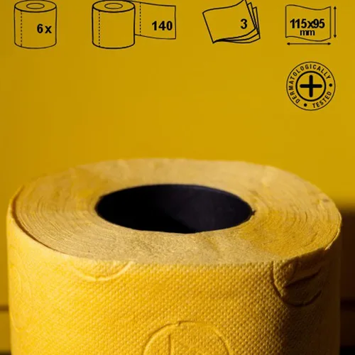 Miniatura 3 de Renova - Papel higiénico de colores perfumado, 5122635, Amarillo, 1