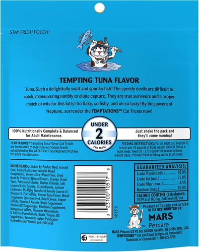 Miniatura 3 de Golosinas Temptations clásicas para gatos, empaque múltiple