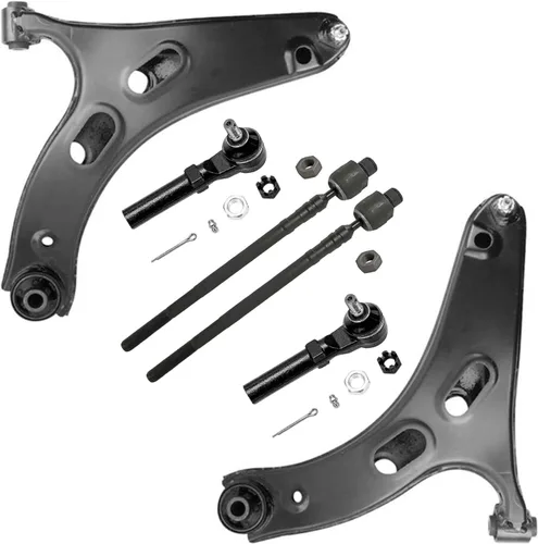 Miniatura 165 de Detroit Axle - Kit de brazos de control de extremo delantero 4WD para Ford 04-08 F-150, 06-08 Lincoln Mark LT, 4 extremos de barra de acoplamiento