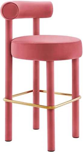 Miniatura 26 de Modway EEI-6705-IVO Toulouse Boucle - Juego de 2 sillas de comedor de tela, color marfil