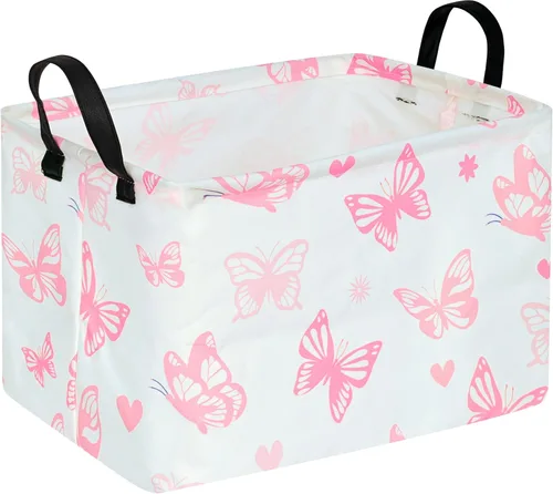 Miniatura 10 de Cesta de almacenamiento para el hogar, cesta para estante de niños, caja organizadora de ropa, cesta de lavandería, cesta de regalo para la ropa