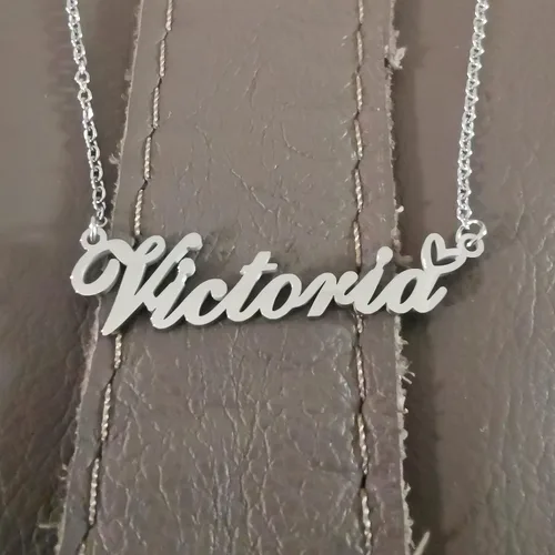 Miniatura 6 de RONKAHSHOW Collar con nombre personalizado collar con nombre de corazón para mujer el mejor regalo para niña cumpleaños día de la madre Navidad boda