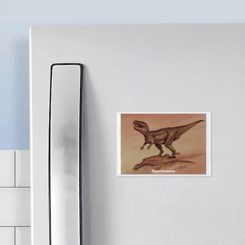 Miniatura 3 de CafePress Giganotosaurus - Imán rectangular de dinosaurio, imán para refrigerador de 3 x 2 pulgadas