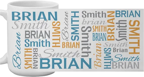 Let's Make Memories - Taza personalizada con tu nombre y firma - Taza de café personalizada de 15 oz - Regalo para poner en la media navideña - Para