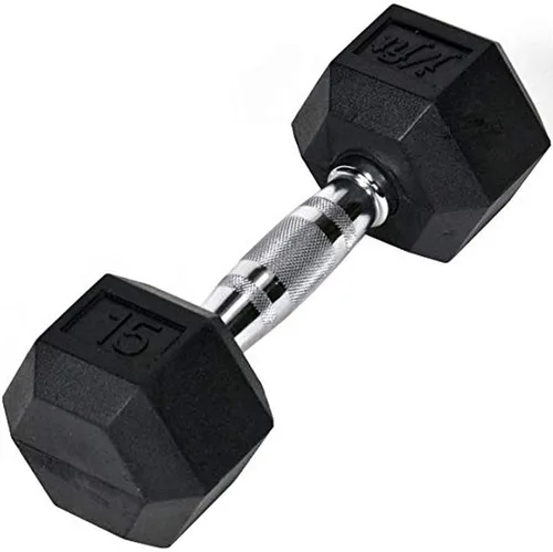 Miniatura 9 de JFIT Rubber Hex Dumbbell