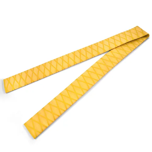 HOSTIC Tubo termorretráctil para mango de caña de pescar, corcho antideslizante, duradero, disponible en 2 longitudes, 5 colores, 14 tamaños Amarillo
