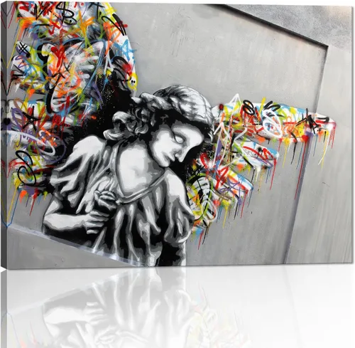 Miniatura 39 de Yatsen Bridge Arte Callejero Clásico Banksy Graffiti Arte de Pared Detrás de la Cortina Pósters Pinturas en Lienzo Imágenes de Graffiti Coloridas
