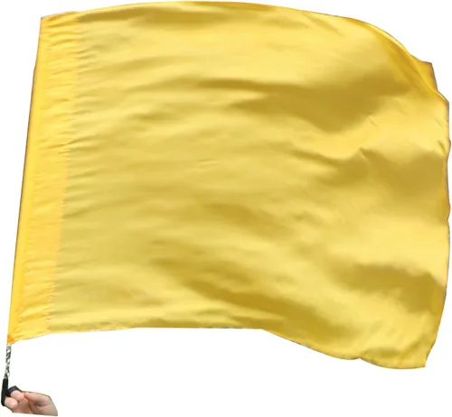 Miniatura 32 de Winged Sirenny Bandera de seda giratoria fluida de 32 pulgadas, pancarta de alabanza de la iglesia, adoración profética, adoración y danza