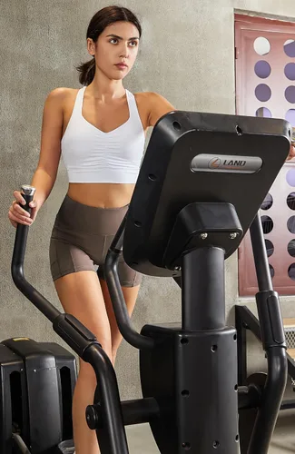 Miniatura 6 de Persit - Pantalones cortos de yoga de cintura alta para mujer con bolsillos laterales e interiores, no transparentes, pantalones cortos atléticos