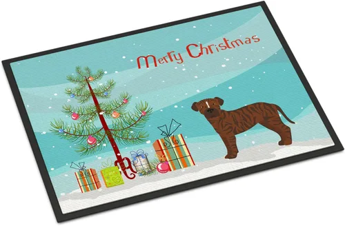 Miniatura 191 de Caroline's Treasures CK3799MAT Akita Shepherd - Tapete de árbol de Navidad de 18 x 27 pulgadas, tapete para puerta delantera, interior y exterior