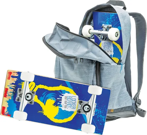 Miniatura 3 de Locker Board Grind Skateboard cabe en mochila y casillero. Tabla pequeña 4 adultos y niños 4 escuela: tabla Cruiser y patineta para niños - Como se