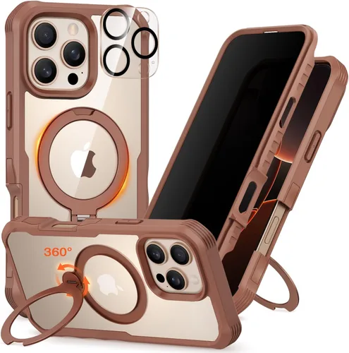 Miniatura 125 de CENHUFO Funda de privacidad para iPhone 11 Pro, funda de cuerpo completo con protector de pantalla de privacidad de vidrio templado 9H integrado