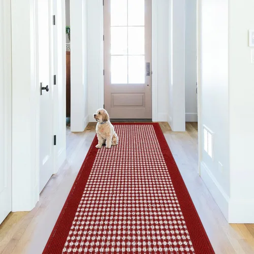 Miniatura 27 de Ileading Alfombra de pasillo de lavandería de 2 x 6 pies, antideslizante, con parte trasera de goma, lavable a máquina, alfombra gris