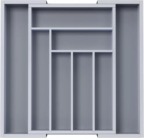 Miniatura 15 de Pipishell - Organizador de Cajones Extensible de Bambú para Soporte de Utensilios, Bandeja de Cubiertos Ajustable, Organizador de Divisores