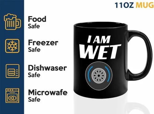 Miniatura 3 de Taza de café Racer de 11 onzas, color negro, I'm Wet - Fuel Speed Racer Car Guys Circuit Automotive Racing Boy Regalos para él, papá, hombres, novio