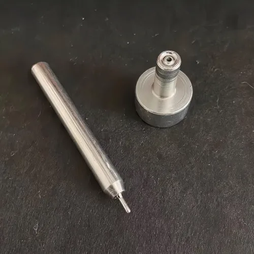Miniatura 2 de Kit de herramientas de remache de placa de resorte de leva para encendedor de 7 piezas, juego de base de perforación compatible con encendedores