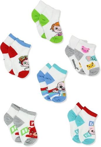 Miniatura 3 de Cocomelon Paquete de 6 calcetines de cuarto para niños pequeños