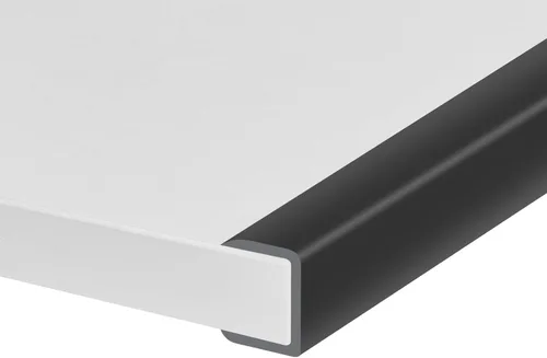 Miniatura 34 de Borde de goma protector autoadhesivo para chapa, material de etileno propileno dieno, ajuste de 1/16 pulgadas (1.6 mm), longitud 10 pies
