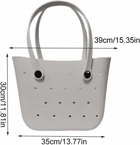 Miniatura 4 de BBAUER Bolsa de playa grande, impermeable, lavable, de verano, bolsa de playa para mujer, elegante alternativa de malla de lona