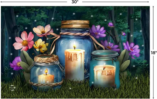 Miniatura 3 de Briarwood Lane Felpudo Be a Light Jars