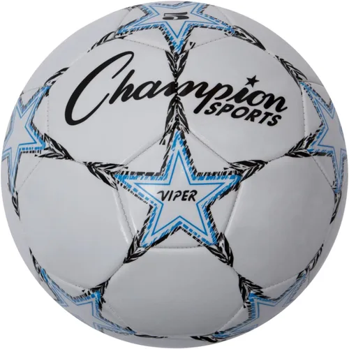 Miniatura 12 de Champion Sports Balón de fútbol Viper - Pelota de entrenamiento de TPU suave al tacto en tamaños 3,4,5 para jugar en interiores y exteriores
