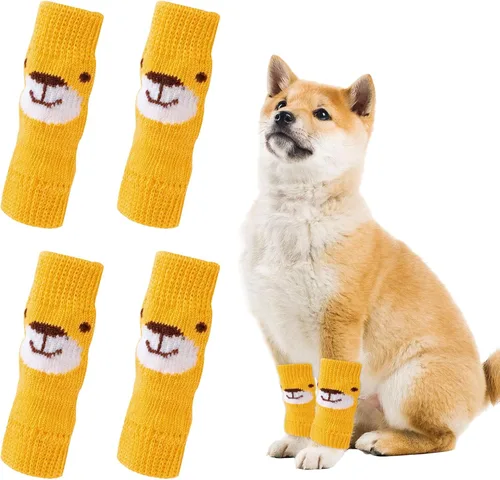Fundas elásticas de punto cálido, manga de codo para perro, protector de codo de mascota para perros y gatos pequeños, medianos (pequeño, <= 2.2
