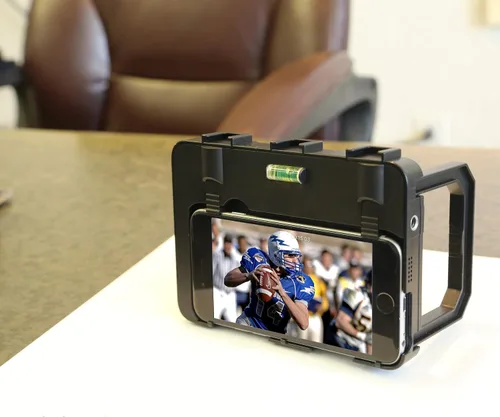 Miniatura 5 de MegaMount Multimedia Rig Case Estabilizador de video para Apple iPhone 8 y 7. Conecta fácilmente lentes, luces, micrófonos. Ideal para grabación