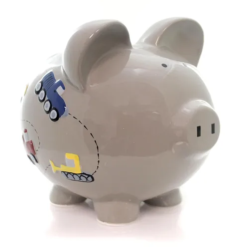 Miniatura 20 de Child to Cherish Cerdito de cerámica, diseño de globo aerostático