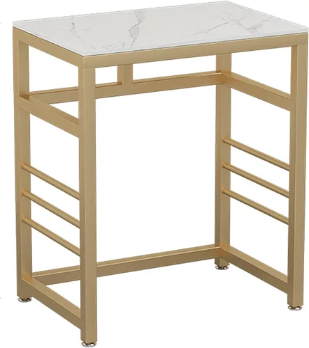 Miniatura 11 de Gabinete de soporte para aspiradora robot, estante de almacenamiento para robot de barrido, estante para aspiradora de robot, mesas auxiliares