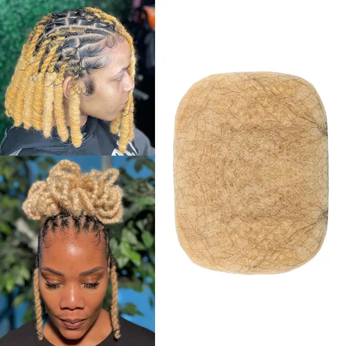 Miniatura 11 de Cabello humano afro rizado a granel para extensiones de rastas, extensiones de reparación, 1.06 oz/paquete de cabello humano rizado afro