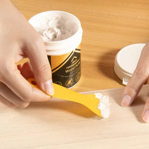 Miniatura 7 de Deuvuo Relleno de madera, relleno de masilla de madera blanco, nuestro relleno de grano de madera ofrece una solución rápida y duradera para 9.87oz
