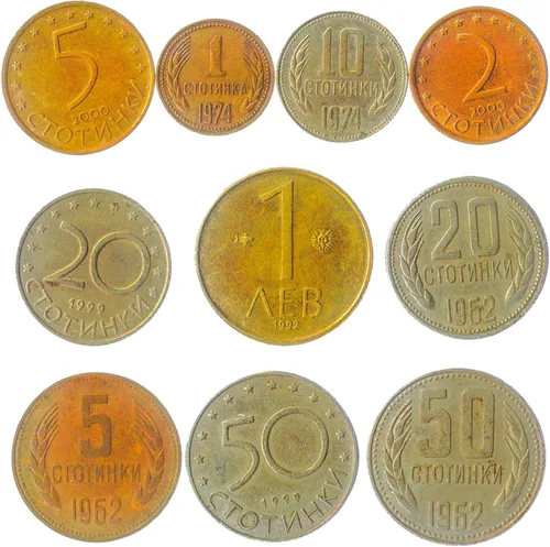 Miniatura 51 de Malta 10 Monedas Mixtas Moneda Maltesa Mils Céntimos Desde 1972