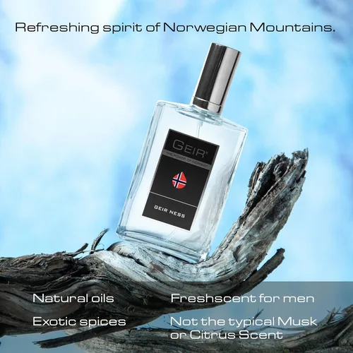 Miniatura 9 de Geir Ness Geir Eau de Parfum Spray para hombre, aroma fresco y de larga duración