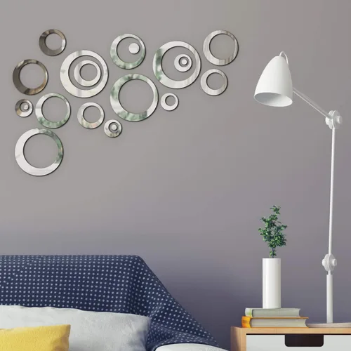Miniatura 7 de Adhesivo de pared extraíble para decoración del hogar, sala de estar, dormitorio (estilo A, 48 piezas)