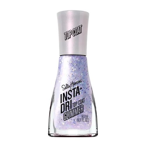 Miniatura 10 de Sally Hansen Insta-Dri Esmalte de uñas Secado rápido, larga duración, brillo sin rayas Transparente, Brillo 104 centelleo, centelleo