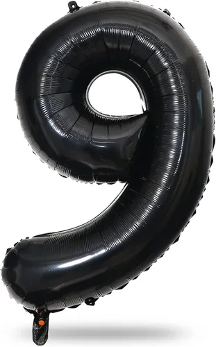 Miniatura 28 de Globo dorado champán con el número 5, globos de aluminio autoinflables grandes de 40 pulgadas del 0 al 9, globo de helio digital 5 dorado claro
