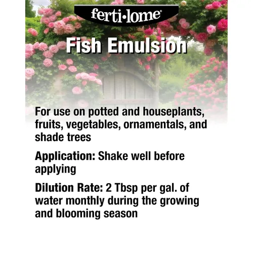 Miniatura 2 de Fertilome (10614) Fertilizante de emulsión de pescado 5-1-1 (1 galón)