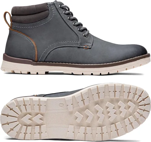 Miniatura 2 de Vostey - Botas de senderismo para hombre de estilo casual resistentes al agua tipo chukka