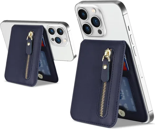Miniatura 11 de Cavor Compatible con cartera Magsafe, soporte ajustable, cartera magnética para iPhone 17/16 Pro Max/14 Pro/15/14 Plus/13/12, tarjetero Magsafe