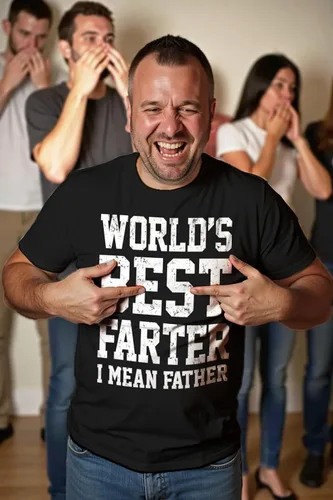 Miniatura 2 de Camiseta Tstars World Best Farter I Mean Father, regalos divertidos para papá de hija hijo, camiseta graciosa para hombres A1