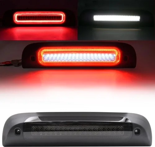 Miniatura 8 de Luz de freno LED de reemplazo de tercera luz para 2014-2018 Chevy Silverado GMC Sierra 1500 2500HD 3500HD Roja intermitente trasera de tercera luz