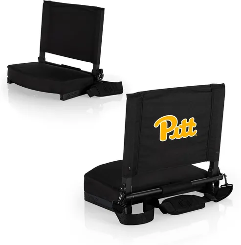 Miniatura 25 de PICNIC TIME NCAA Georgia Bulldogs Gridiron - Asiento de estadio, ligero, silla plegable portátil para gradas y bancos, (negro)