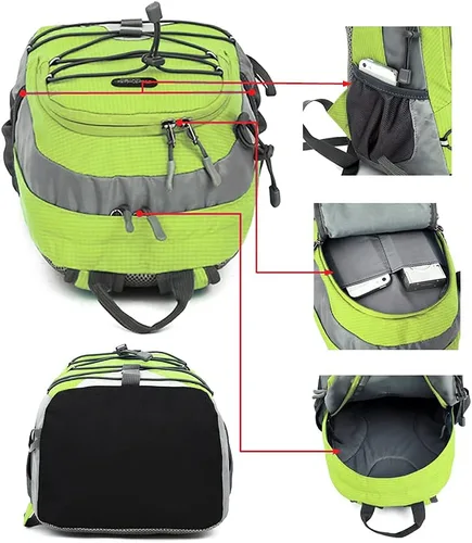 Miniatura 7 de Mochila pequeña de senderismo de 10L para niños de 3 a 6 años, para niñas y niños menores de 4 pies, mini mochila impermeable para deportes al aire