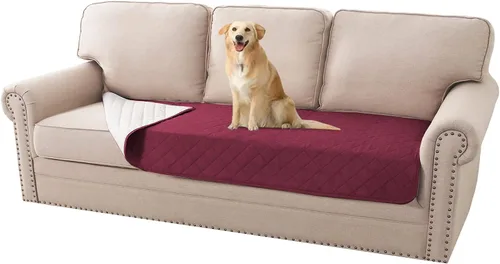 Miniatura 28 de H.VERSAILTEX Funda para Silla y Sofá 100% Impermeable, Protector de Muebles con Correas Elásticas para Mascotas, Niños, Niños, Perros, Gatos