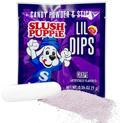 Miniatura 6 de Slush Puppie Lil Dips - Palitos de inmersión a granel con caramelo en polvo, paquete variado de 36