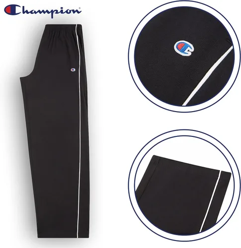 Miniatura 2 de Champion Mens Big and Tall Open Bottom Lounge Pants, Lightweight Jersey Sweatpants